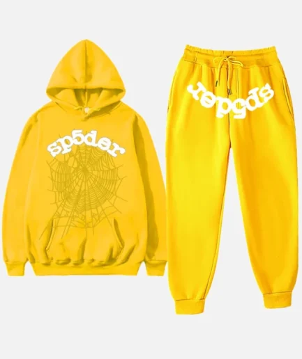Sp5der Tracksuit Yellow