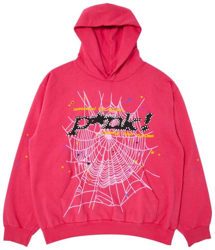 Pink Sp5der Hoodie