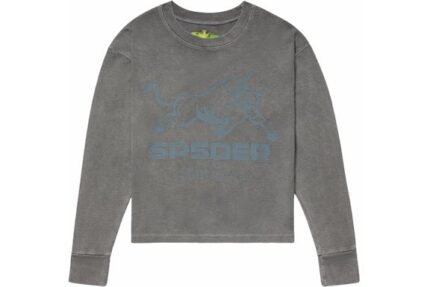 Sp5der Grey Bull Thermal LS Tee