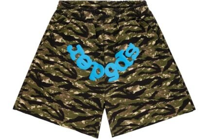 Sp5der OG Web V2 Tiger Camo Sweatshort
