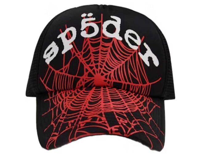 Sp5der OG Web v2 Trucker Hat Black/Red