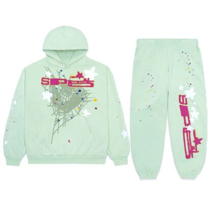 Sp5der SP5 Mint Tracksuit