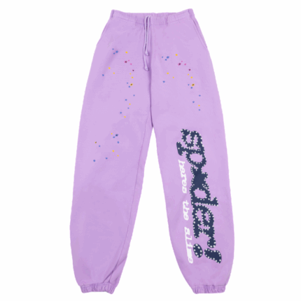 Sp5der Sweatpants Purple