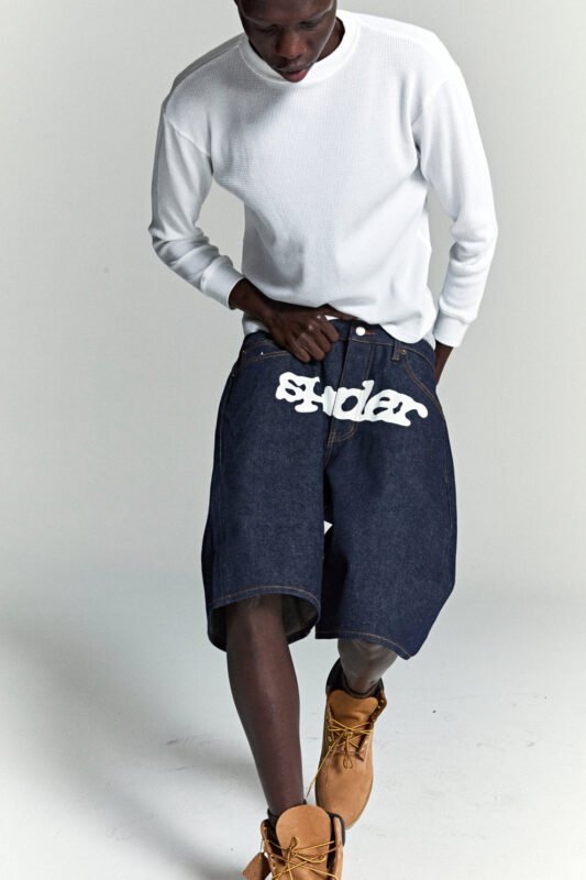 sp5der short black