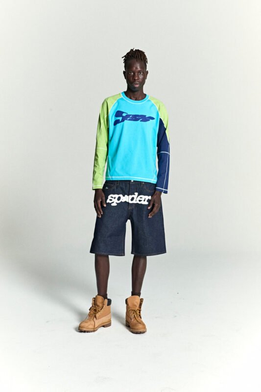 V3 Logo Denim Short

